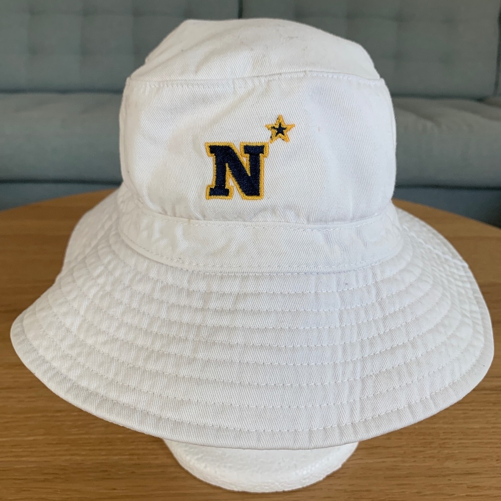 Imperial White Bucket Hat  Size L/XL